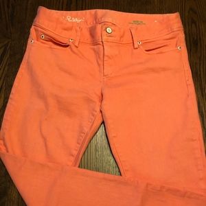 Lilly Pulitzer Worth Straight Leg Jeans Size 10
